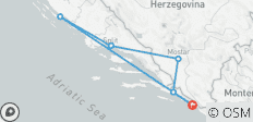  Découvrez la Croatie et la Bosnie, autotour (plusieurs pays) - 6 destinations 