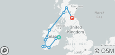  Le meilleur de l\'Irlande et de l\'Écosse - Premium (petit groupe) (13 destinations) - 13 destinations 