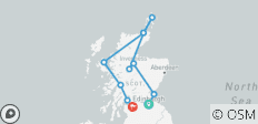  Routes de campagne en Écosse (petit groupe, 9 jours) - 11 destinations 
