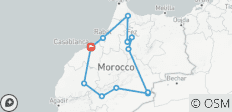  Circuito de 9 días por Marruecos desde casablanca - 12 destinos 