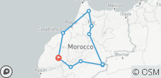  7-daagse privéreizen Marokko vanuit Marrakech - 10 bestemmingen 