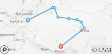  Route de la soie et Tibet - 15 jours - 10 destinations 
