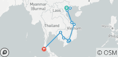  Odyssée Vietnam - Cambodge - Thaïlande en 22 jours - 15 destinations 