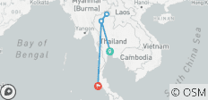  Marvelous Thailand In 10 Days - Private Tour - 5 destinations 