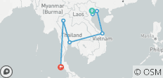  Van Vietnam naar Thailand in 14 dagen - 7 bestemmingen 