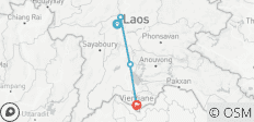  Laos Highlights von Luang Prabang nach Vang Vieng &amp; Vientiane 6 Tage - 4 Destinationen 