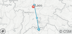  Circuit de 7 jours au Laos, de Vientiane à Vang Vieng et Luang Prabang - 4 destinations 