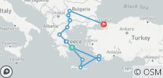  Grèce, Bulgarie et Istanbul (12 destinations) - 12 destinations 