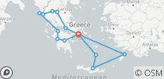  Peloponnesos&amp;Meteoras met Griekse eilanden (14 bestemmingen) - 14 bestemmingen 
