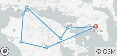  Peloponeso radiante - 8 destinos 