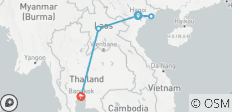  Timeless Indochina Journey in 11 Days: Vietnam, Laos, Thailand - 5 destinations 