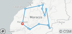  9-daagse rondreis: Ontdek de Sahara en de keizerlijke steden - 13 bestemmingen 