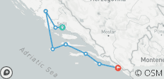  Split naar Dubrovnik enkele reis MS My Way 2025 - 8 bestemmingen 