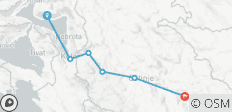  Aventure de randonnée autoguidée au Monténégro : La baie de Kotor et le lac Skadar hors des sentiers battus - 6 destinations 