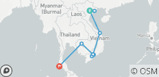  Triangle Of Vietnam - Cambodia - Thailand In 16 Days - 11 destinations 