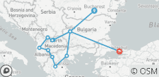  De Bucarest à Istanbul Circuit découverte des Balkans et de la Grèce 1VOL INCLUS - 12 destinations 