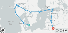  17 Days Premium Scandinavia &amp; The Baltics Tour - 13 destinations 