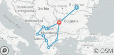  Von Bukarest nach Sofia Balkan Entdeckungsreise &amp; Griechenland - Kleingruppenreise - 11 Destinationen 