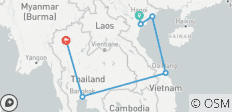  Magnificent Indochina Route In 12 Days (Vietnam, Thailand) - 6 destinations 
