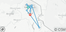  6 jours de trekking sur la route Machame du Kilimandjaro avec des guides locaux experts - 12 destinations 