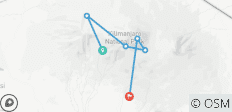  Ascensión al Kilimanjaro por la Ruta Machame 6 Días + 1 día de estancia en hotel - Viaje en grupo pequeño - 6 destinos 