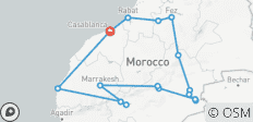  Le meilleur du Maroc (hiver, 11 jours) - 16 destinations 