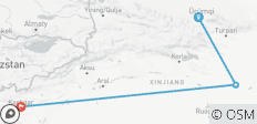  Circuit confortable au Xinjiang (8 jours) : Urumqi, Tianchi, Turpan, Kashgar, Karakul, Taxkorgan - 3 destinations 