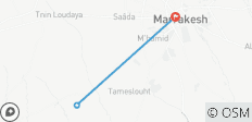  Desert Agafay &amp; Ourika Valley Atlas Mountains Full Day Trip - 3 destinations 