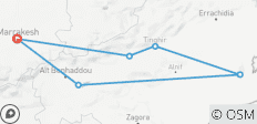  Circuit de 5 jours de Marrakech à Merzouga (privé) - 7 destinations 