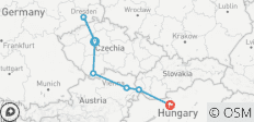 Marchés de Noël européens avec Prague, Vienne et Budapest (de Prague à Budapest) (2025) - 7 destinations 