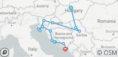  Budapest et les Balkans - 15 jours - 15 destinations 