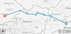  Highlights of the Danube Budapest to Munich (2025) - 8 destinations 