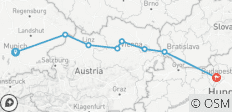  Höhepunkte der Donau München bis Budapest - 8 Destinationen 