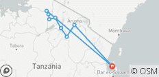  From Zanzibar to Serengeti, Ngorongoro 8 days Safari wildlife experience - 9 destinations 
