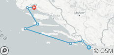 K270 - Dubrovnik to Split, MS Adriatica - 7 destinations 