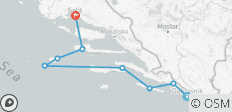  Dubrovnik to Split one way cruise, MS Arca 2025 - 8 destinations 