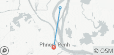  Phnom Penh Stadagenen Koh Dach Zijde –eilandagenprivé dagRondreis door - 3 bestemmingen 