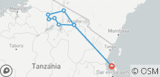  Desde Zanzíbar 11 días Una mezcla perfecta de las playas de Zanzíbar y la vida salvaje de Tanzania Viaje de safari por el Serengeti, el lago Natrón, el Ngorongoro y Tarangire - 9 destinos 