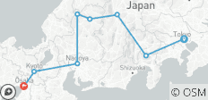  10 dagen Japan Essentiële Rondreis door (Privégids &amp; Chauffeur） - 8 bestemmingen 