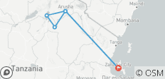  Au départ de Zanzibar : Safari de 2 jours à Tarangire et Manyara avec vols - 6 destinations 