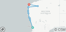  West Coast Encompassed: Perth to Ningaloo Reef and Karijini National Park - 12 destinations 