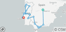  Andalucía y Portugal, completamente Madrid (Sin Alhambra) (22 destinations) - 22 destinos 