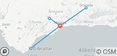  6 Day Malaga including visit to Gibraltar, Granada, Alhambra and Caminito del Rey - 7 destinations 