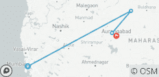  Voyage à Mumbai Aurangabad - 4 destinations 