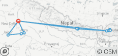  Experience India Nepal and Bhutan- 3 Countries in 16 Days - 20 destinations 