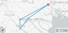  Amazing Private Mekong Delta Cycling Trip 2 Days - 6 destinations 