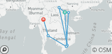  Circuit de 15 jours au Vietnam et en Thaïlande hors des sentiers battus (guide et chauffeur privés) - 8 destinations 