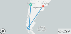  L\'ultime aventure en Patagonie : Voyage de 11 jours de Santiago à la Patagonie chilienne et argentine. - 6 destinations 