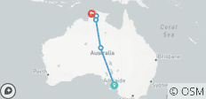  De Ghan Train met Adelaide&amp;Darwin - 6 bestemmingen 