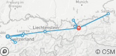  Discover Switzerland, Austria &amp; Bavaria (Bern to Innsbruck, 2026) - 13 destinations 